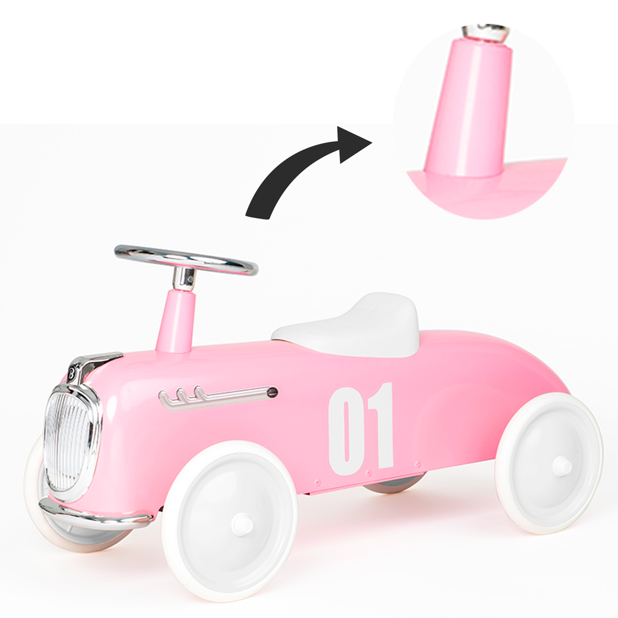 Lenksäule für Roadster Link Pink