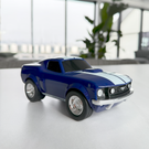 Racing Car Ford Mustang Bleue