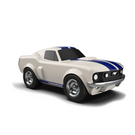 Racing Car Ford Mustang Ivoorwit
