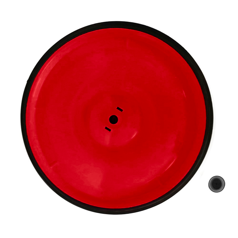Roue arrière motrice rouge (25cm) voitures à pédales