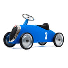 Porteur Rider bleu vue de trois quarts