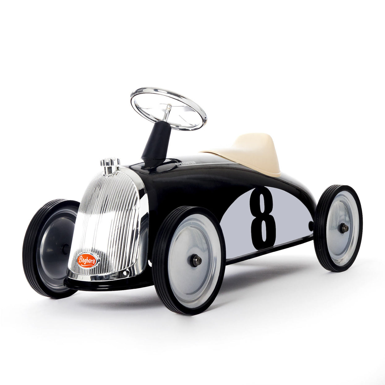 Rider noir 2-4 ans vue de trois quarts