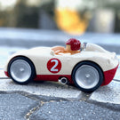 Bolide blanc pour enfants Baghera