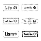 Sticker personnalisé - fond transparent