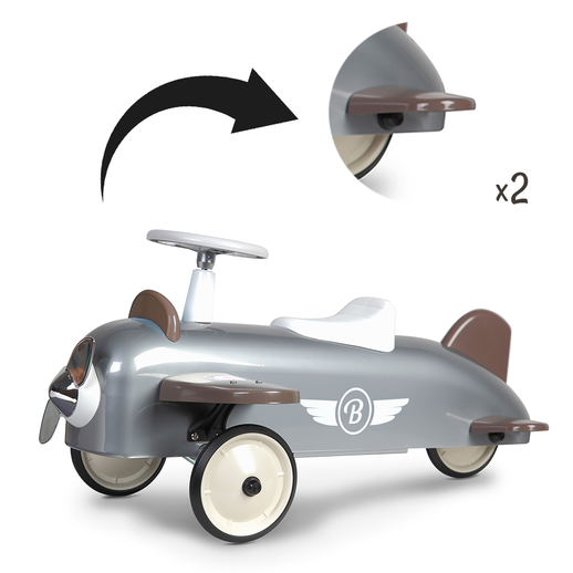 Set of 2 Speedster Plane rear wings