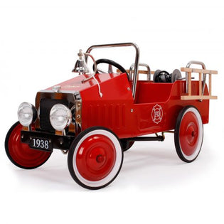 Porteur Camion Pompier Baghera - Speedster - modèle vintage en métal