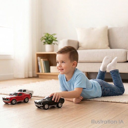 Racing Car Ford Mustang Black
