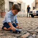Racing Car Ford Mustang Azul