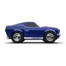 Racing Car Ford Mustang Bleue