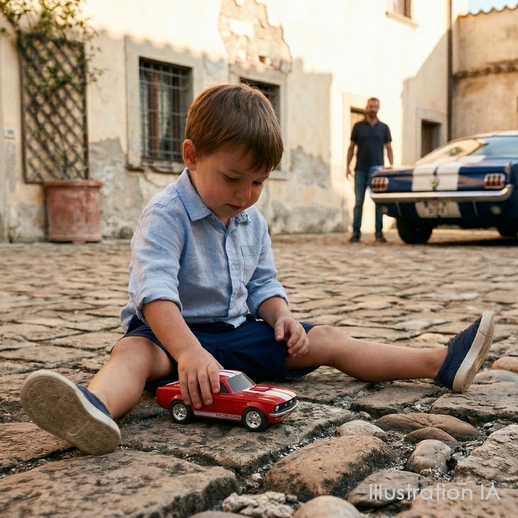 Racing Car Ford Mustang Red
