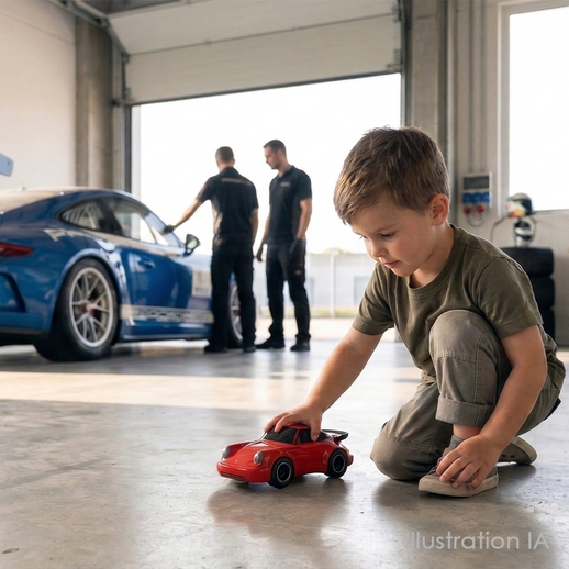 Racing Car Porsche 911 Rouge
