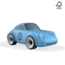 Voiture jouet en bois FSC enfant Porsche 911 Bleue