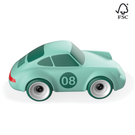 Voiture en bois FSC Porsche 911 Verte