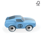 Voiture en bois  FSC Ford Mustang Bleue