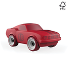 Voiture en bois FSC Ford Mustang Rouge