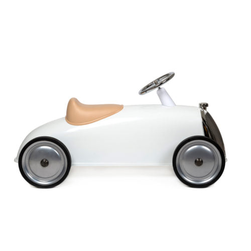 バゲーラ Baghera キッズカー◇ライダー スノーホワイト 新品 ☆ Rider Snow White - White Metal Ride-on | Baghera ☆