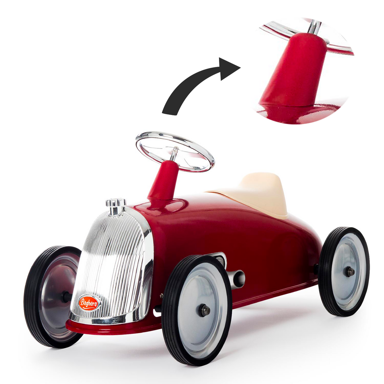 Colonne de direction pour Rider Rouge