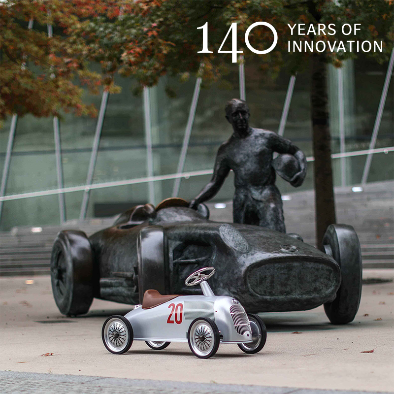 Maxi Porteur Rider Mercedes W25 Flèche d'argent