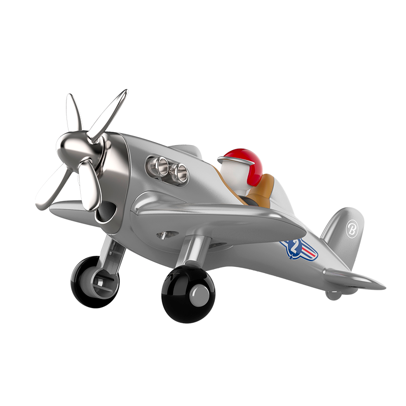 Jet Plane Silver Jouet Avion pour Enfants Baghera