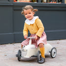 Enfant sur un porteur Roadster Ivory White Baghera