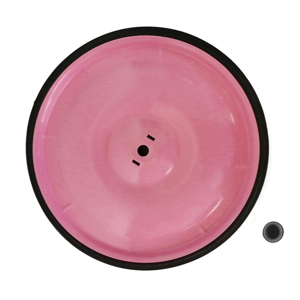 Roue arrière motrice rose (25cm) voitures à pédales